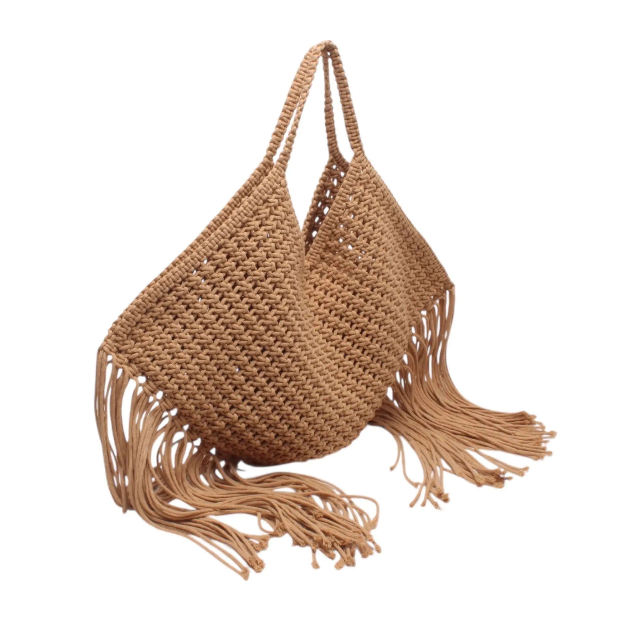 Sac tressé à franges Aïana
