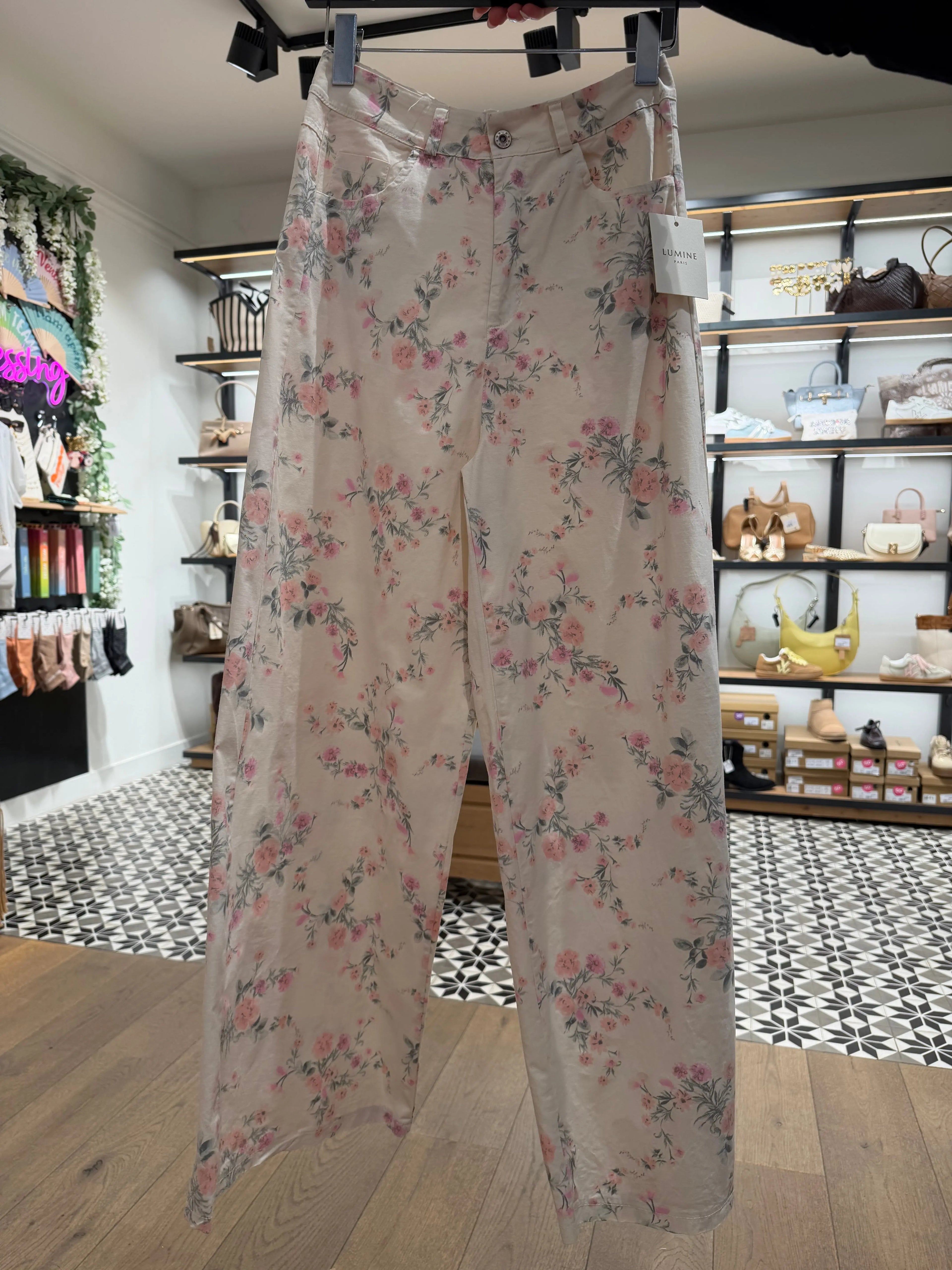 Pantalon fleurie Aïana