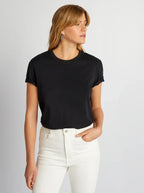 T-shirt uni en jersey Aïana
